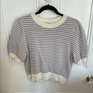 & Other Storied Scallop Detail Sweater Top